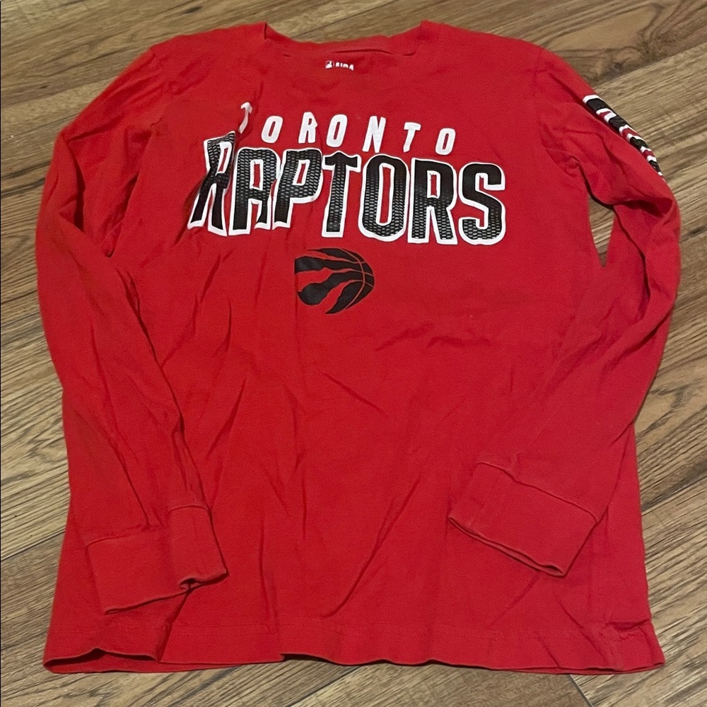 NBA Red Toronto Raptors Long Sleeve Tee (Bin I)​